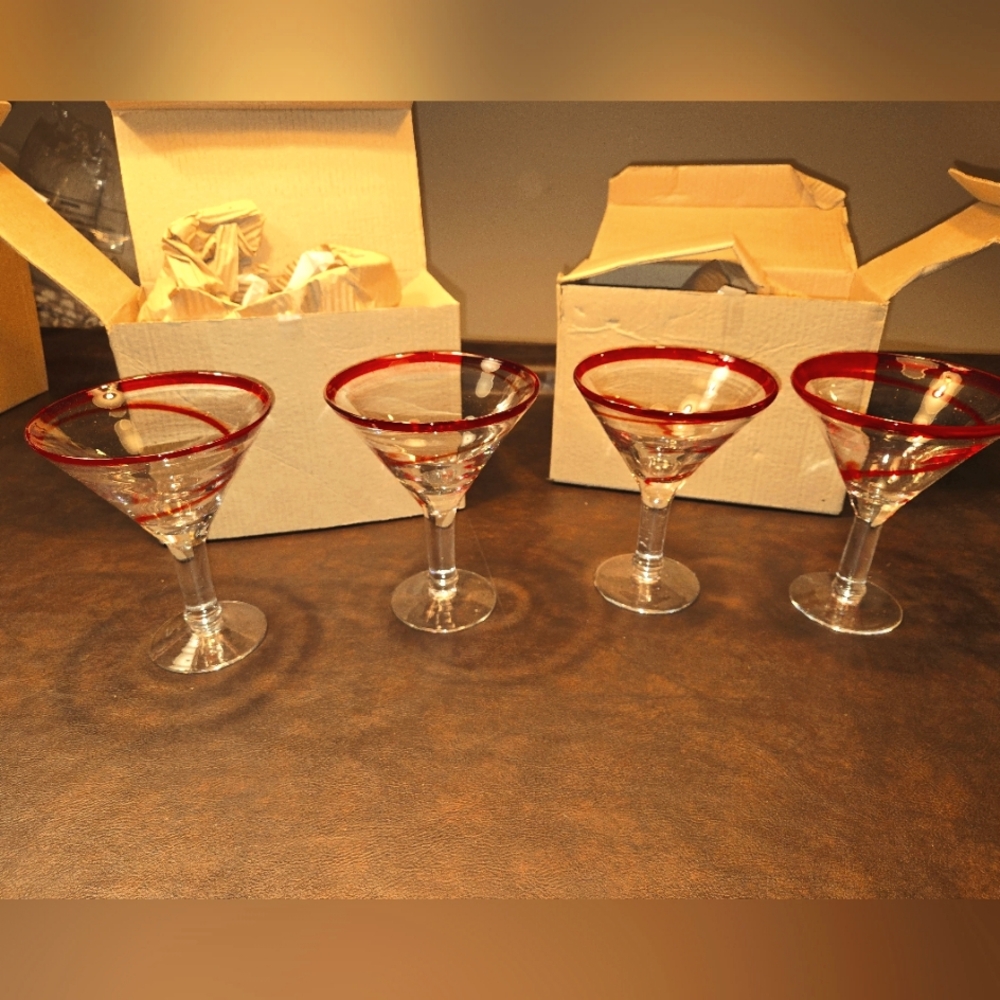 Ultimate margarita / cocktail glassware - set of 4